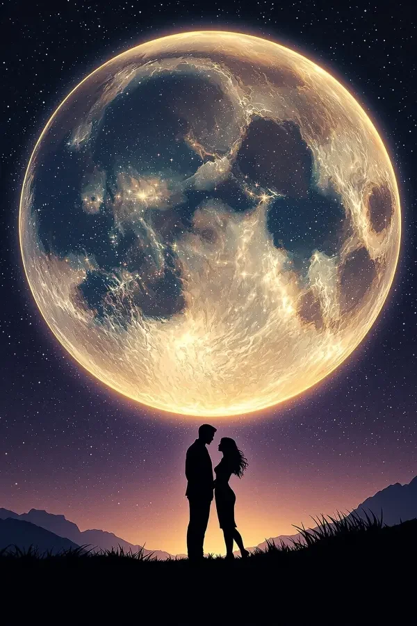 月落银河